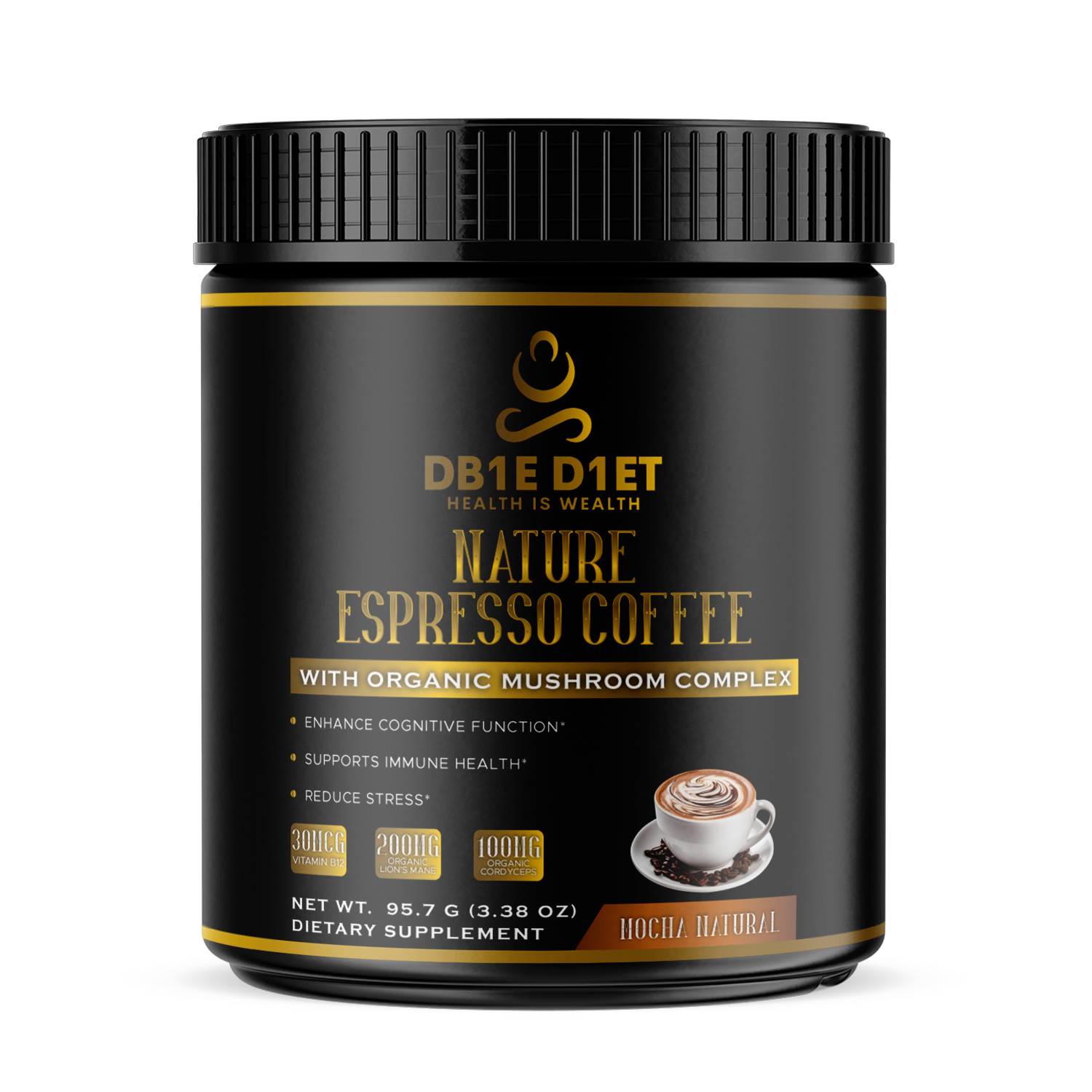 Nature's Espresso Coffee w/Organic Mushroom Complex