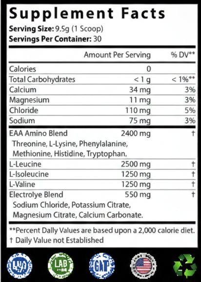 BCAA + EAA Strawberry Candy 300g   w/Natural Flavor